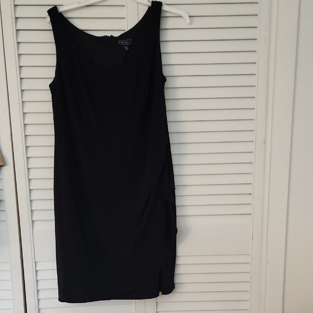 dressbarn Classic Black Midi Dress